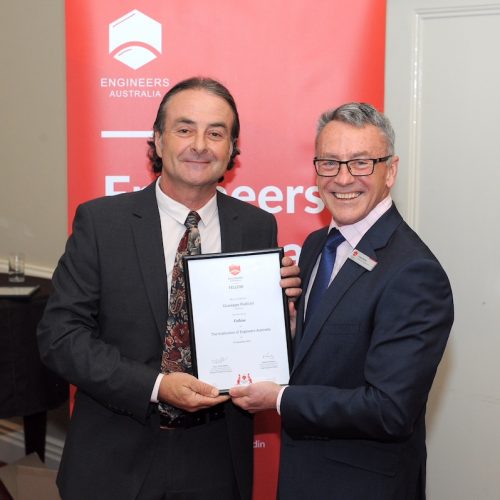 Congratulations Joe on being elected a Fellow of The Institute of Engineers Australia